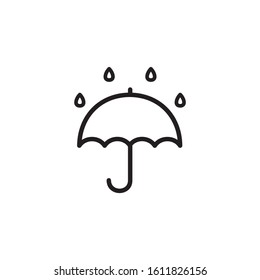 Keep dry icon symbol vector illustration