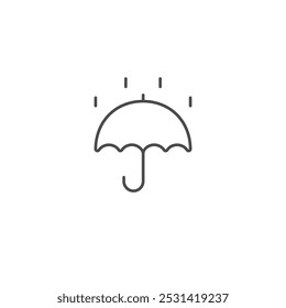 Keep dry icon symbol vector illustration