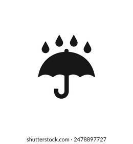 Keep dry icon vector. EPS 10 editable vector