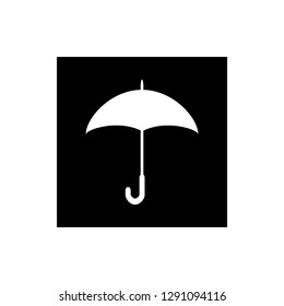 
Keep Dry Icon Vector Illustration. Packaging Sign. Inventory Rule Symbol. Weather Label. Rainy Season. 