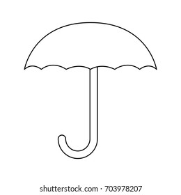 keep dry protect cargo from excessive humidity symbol isolated on white background