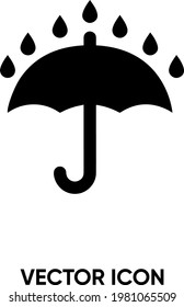 Mantener el icono del vector seco. Ilustración vectorial plana moderna y simple para sitio web o aplicación móvil. Mantener el símbolo seco, ilustración del logotipo. Gráficos vectoriales perfectos para píxeles