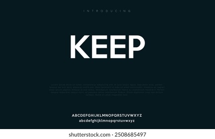 Mantenha letras do alfabeto elegantes incrível fonte e número. fonte serif exclusiva. Clássico Lettering minimal Fashion Designs. Fontes tipográficas normais maiúsculas e minúsculas. ilustração vetorial