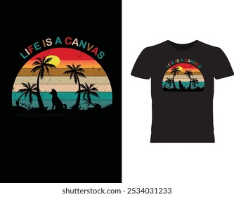 Keep explore at the desert vector design for t shirt, poster, sticker and others. Desert vibes vintage illustration print artwork.