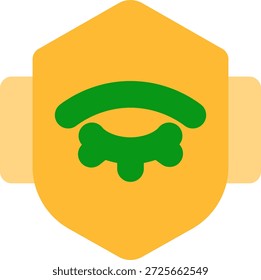 Mantenga un ojo plano diseño de icono de estilo