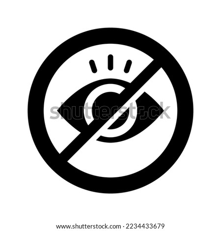 keep eyes icon vector illustration logo template isolated on white background