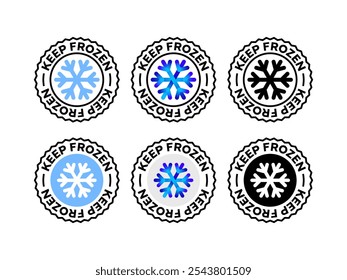 Keep frozen badges. Keep frozen food icons