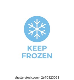Manter Símbolo Gráfico de Vetor Frio Congelado
