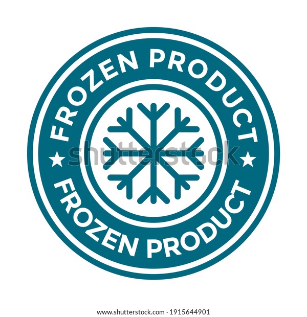 Keep Frozen Freeze Product Vector Badge Stock Vector (Royalty Free ...