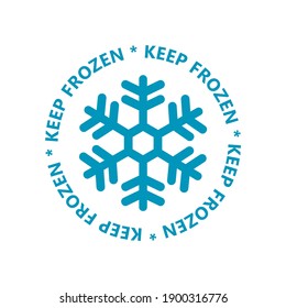 Keep Frozen Logo Template Illustration Suitable Stock Vector (Royalty ...