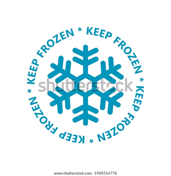 Keep Frozen Logo Template Illustration Suitable Stock Vector (Royalty ...