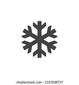 Keep frozen sign vector icon. filled flat sign for mobile concept and web design. Snowflake glyph icon. Symbol, logo illustration. Vector graphics