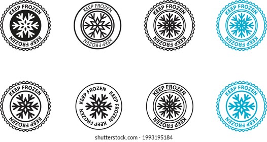 Keep frozen , vector illustration