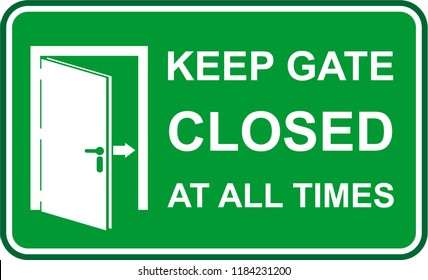 Keep Door Closed Images Stock Photos Vectors Shutterstock