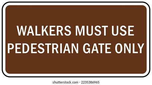 Keep gate closed sign and labels