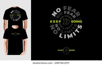 keep going motivational quotes typography slogan.Vector for print tee shirt, typography, poster and etc,