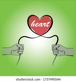 
keep and hold hearts together