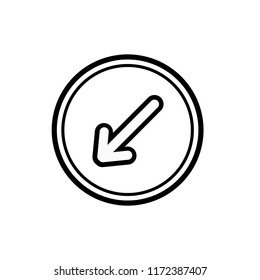 Keep left icon,vector illustration. Flat design style. vector keep left icon illustration isolated on White background, keep left icon Eps10. keep left icons graphic design vector symbols.