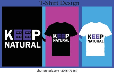 mantener el diseño y vector natural de camisetas 