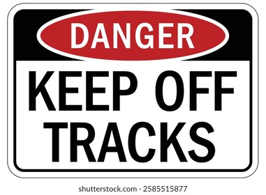 Keep off warning sign and labels