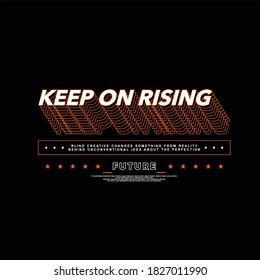 keep on rising simple vintage fashion