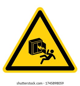 Vermeiden Sie gefährliche Hochspannungssymbolsigne, Vector Illustration, isolieren Sie sich auf dem weißen Hintergrund-Label. EPS10