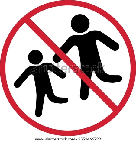 Keep out of the reach of children. Warning keep out of reach from children, avoid touching the eyes and do not use wet hands to touch vector icon set isolated on white background