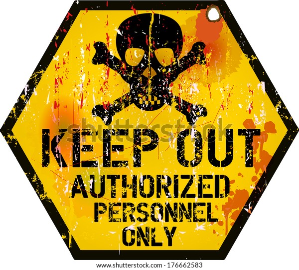 Keep Out Sign Warning Prohibition Sign のベクター画像素材 ロイヤリティフリー