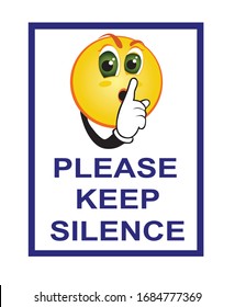 Keep quiet. Keep silence. Silent please sign. Crossed person talking. Shhh icon.