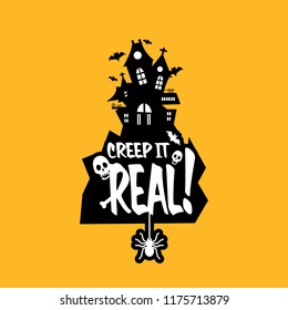 Keep it Real typography design vector 