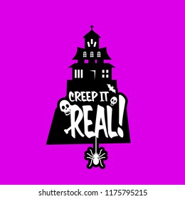Keep it Real typography design vector 