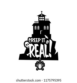 Keep it Real typography design vector 