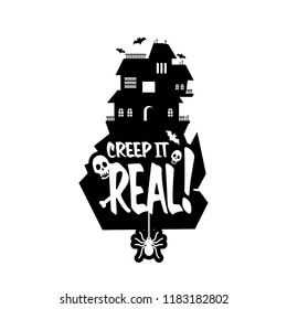 Keep it Real typography design vector 