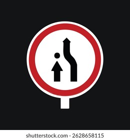 Keep Rignt Sign, Keep Left Sign