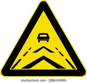 Keep a safe distance, Gallery of All Warning Signs, Road signs in China