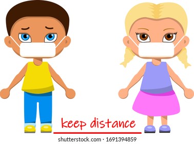 keep a safe distance from people