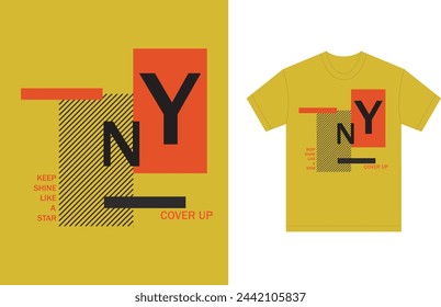 Mantén El Brillo Como Un Diseño De Camiseta De Star N Y