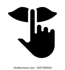 Keep Silence Sign