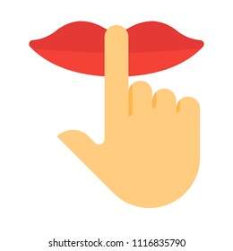 Keep Silence Sign