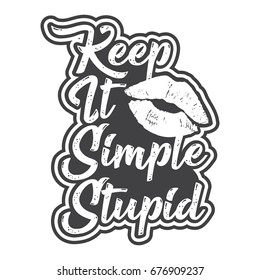 348 Keep Simple Stupid Images, Stock Photos & Vectors | Shutterstock