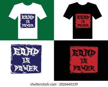 mantener la tipografía simple diseño de camisetas el goad es la mejor tipografía de potencia diseño de camisetas