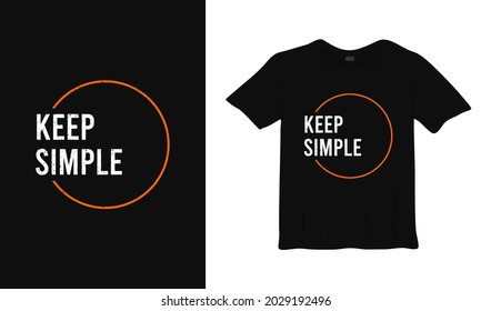 keep smile typography t shirt design.