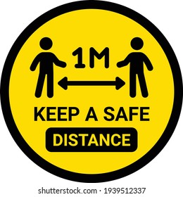 Keep Social Distance Floor Stickers Social Distancing Keep Your Distance Stand Here Line Crowd Control Floor Sticker Decals.