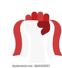 Mantenga el diseño del icono del estilo plano del espíritu