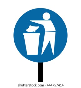 Keep This Area Litter Free Sign