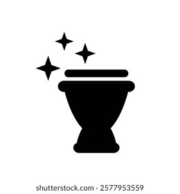 keep toilet clean icon vector 