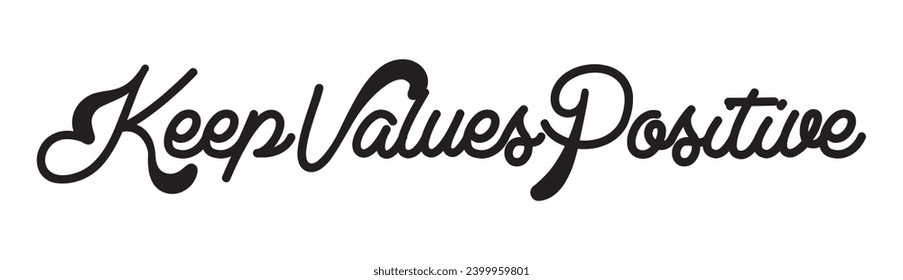 keep values positive text on white background.