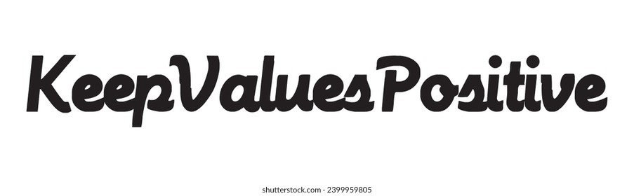 keep values positive text on white background.