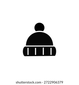 Manténgase caliente y con estilo con esta "Ilustración vectorial de sombrero de invierno". Este sombrero de invierno minimalista en blanco y negro con un pom-pom es perfecto para logotipos, marcas, diseños de vacaciones y varios proyectos creativos. Su sencillez y elegancia lo hacen ideal para realzar cualquier diseño.