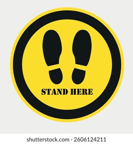 Keep Your Distance Floor Marking
